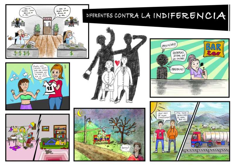 Diferentes contra la indiferencia Cosecha de la tribu Super - helpers!