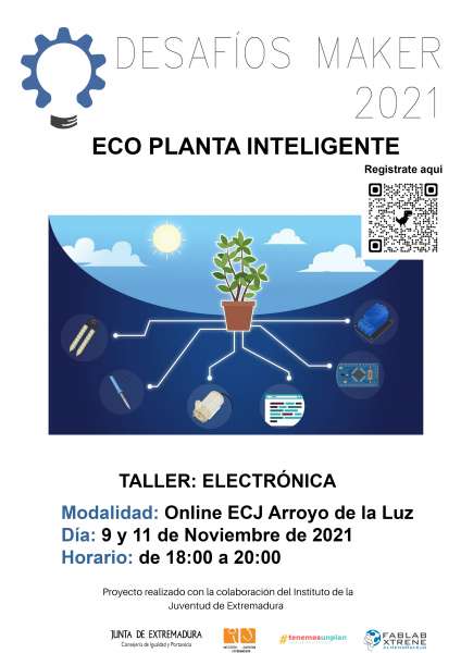 Cartel del taller eco planta