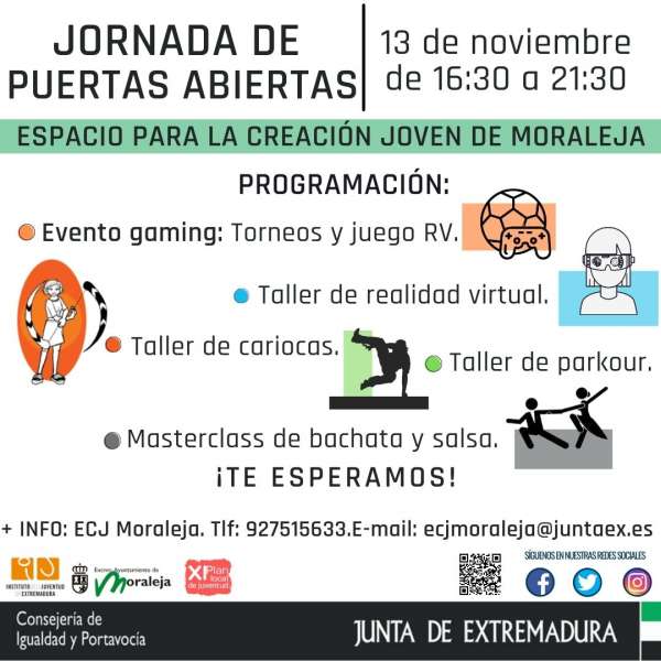 Información de actividades de la jornada