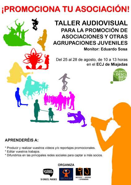 Taller audiovisual TAD 2014 en ECJ Miajadas